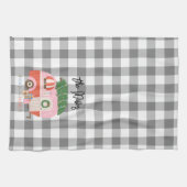 ホームズザホリデーズキッチンタパーソナライズされたオル キッチンタオル (横)