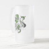 ホームズタータンチェックライオン フロストグラスビールジョッキ (正面左)