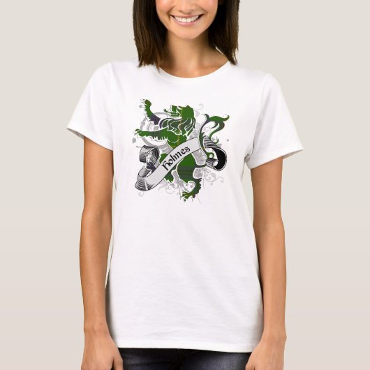 ホームズタータンチェックライオン Tシャツ (正面)
