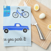 ホームズハウユーパークレトロキャンパーモーターホームRV キッチンタオル (四つ折り)