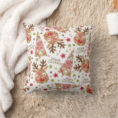 ホームズパンパッチワークメリークリスマス クッション (ブランケット)