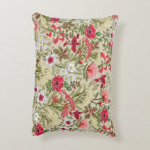 ホームズプンレッドハーブガーデンパターン アクセントクッション (裏面(縦))