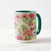 ホームズプンレッドハーブガーデンパターン マグカップ (正面右)