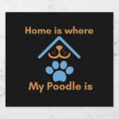 ホームズマイプードル スパークリングワインラベル (シングルラベル)