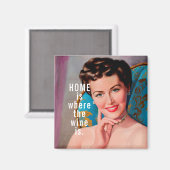 ホームズワインクワイナズホームメーカーレトロ マグネット (正面/裏面)