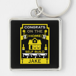 ホームセルフビルドのお祝い キーホルダー