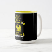 ホームセルフビルドのお祝い ツートーンマグカップ (正面右)