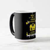 ホームセルフビルドのお祝い モーフィングマグカップ (正面左)