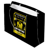 ホームセルフビルドのお祝い ラージペーパーバッグ (裏面アングル)