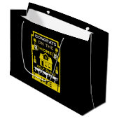 ホームセルフビルドのお祝い ラージペーパーバッグ (正面アングル)