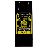 ホームセルフビルドのお祝い ワインギフトバッグ (裏面)