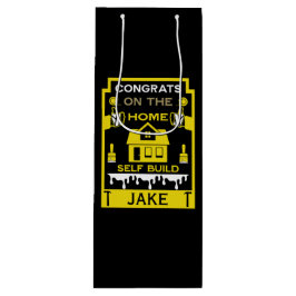 ホームセルフビルドのお祝い ワインギフトバッグ