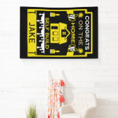 ホームセルフビルドのお祝い 横断幕 (インサイチュ)