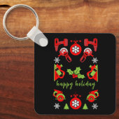 ホームセンターのクリスマスプレゼント キーホルダー (正面)