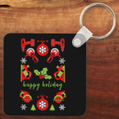 ホームセンターのクリスマスプレゼント キーホルダー (裏面)