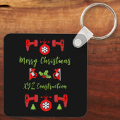 ホームセンターのクリスマスプレゼント キーホルダー (裏面)