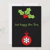 ホームセンターのクリスマスプレゼント シーズンカード (裏面)