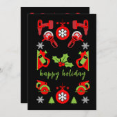 ホームセンターのクリスマスプレゼント シーズンカード (正面/裏面)