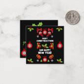 ホームセンターのクリスマスプレゼント ノートカード (正面/裏面インサイチュ)