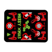 ホームセンターのクリスマスプレゼント マグネット (横)