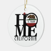 ホームセントヘレナカリフォルニア セラミックオーナメント (左)