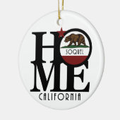 ホームソクールカリフォルニア セラミックオーナメント (左)