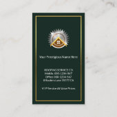 ホームソールーフトップ建築建物 名刺 (裏面)