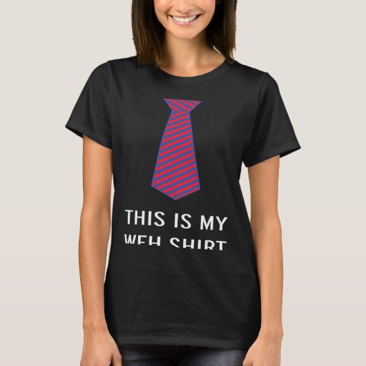 ホームタイからの作業 Tシャツ (正面)
