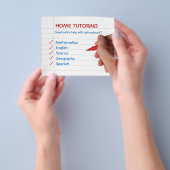 ホームタトリングフライヤー チラシ (手)