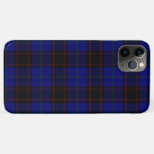 ホームタータンチェックブルーブラックプレイド Case-Mate iPhoneケース (裏面(横))