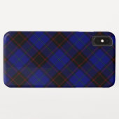ホームタータンチェックブルーブラックプレイド Case-Mate iPhoneケース (裏面(横))