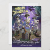 ホームダウンスローダウンハロウィンダンスパーティー 招待状 (正面)