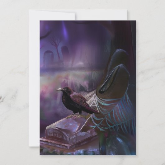 ホームダウンスローダウンハロウィンダンスパーティー 招待状 (裏面)