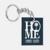 ホームダニエル島サウスカロライナ キーホルダー (正面左)