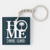 ホームダニエル島サウスカロライナ キーホルダー (裏面)