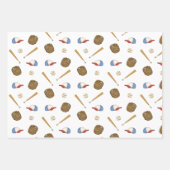 ホームチームオープニングデイベースボールオールドファッションド ラッピングペーパーシート (正面)