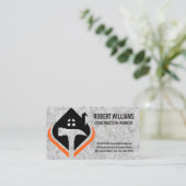 ホームツール | コンクリート背景 予約カード (スタンド正面)