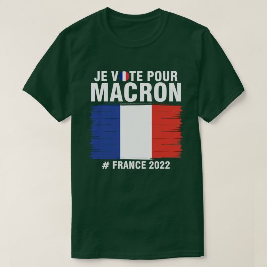 ホームティー・エマニュエル・マクロンTシャツ Tシャツ (デザイン正面)