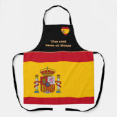 ホームテイスト、フラスペインのグ、スペイン/エスパニャ料理 エプロン (正面)