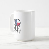 ホームテキサス州マグ コーヒーマグカップ (正面左)