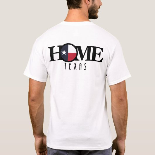 ホームテキサス州 Tシャツ (裏面)