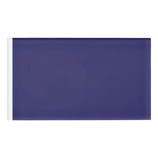 ホームデコを青で強化スタイリッシュする 名札 (正面)