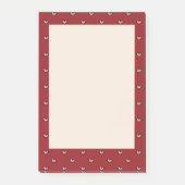 ホームデコレーションおもしろいスタイリスト甘いハートパターン ポストイット (正面)