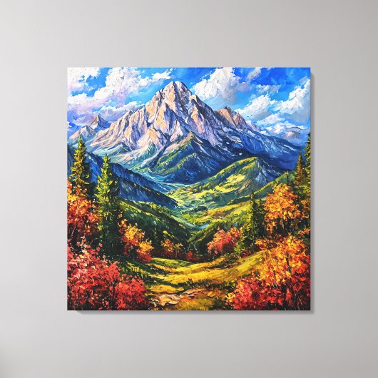 ホームデコレーションのための風景自然壁アート キャンバスプリント (正面)