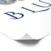 ホームデコールのブルーベリーキッチンアートポスター ポスター (コーナー)