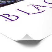 ホームデコール用ブラックベリーのキッチンアートポスター ポスター (コーナー)