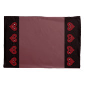 ホームデコール顔ハート 枕カバー (裏面)