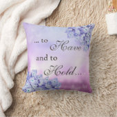 ホームデコ魅力的ールブルーアジサイ クッション (ブランケット)