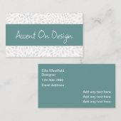 ホームデザインおよびステージングサービス名刺 名刺 (正面/裏面)