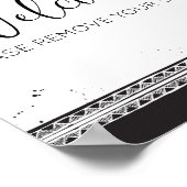 ホームデッキ靴のサインのポスターを外して ポスター (角)